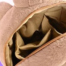 Features one main compartment divided into four smaller sections for better organization